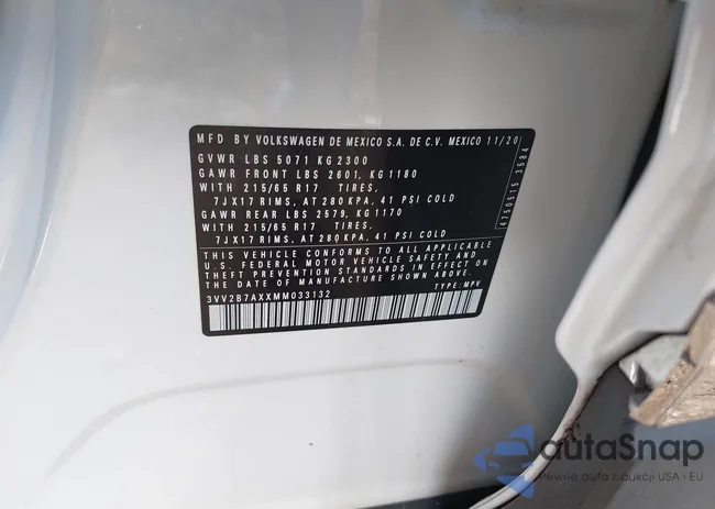 3VV2B7AXXMM033132: 41657366