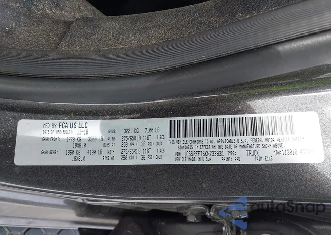 1C6SRFFT6KN733931: 41659878