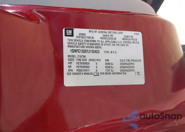 1GNFC13097J130423: 41662442