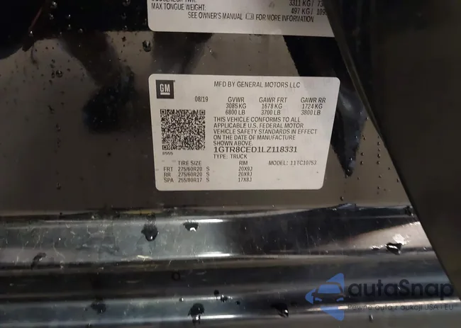 1GTR8CED1LZ118331: 41663808