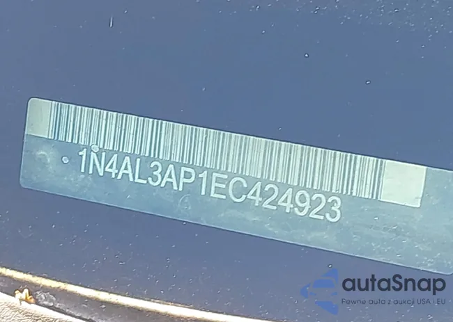 1N4AL3AP1EC424923: 41664950