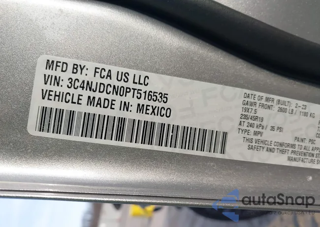 3C4NJDCN0PT516535: 41665410