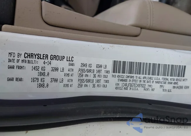 1C4RJFBG7EC497622: 41667930