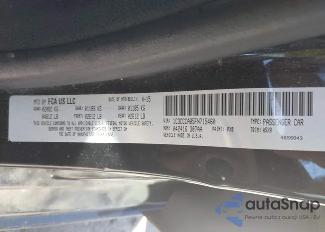 1C3CCCAB5FN715460: 41671730