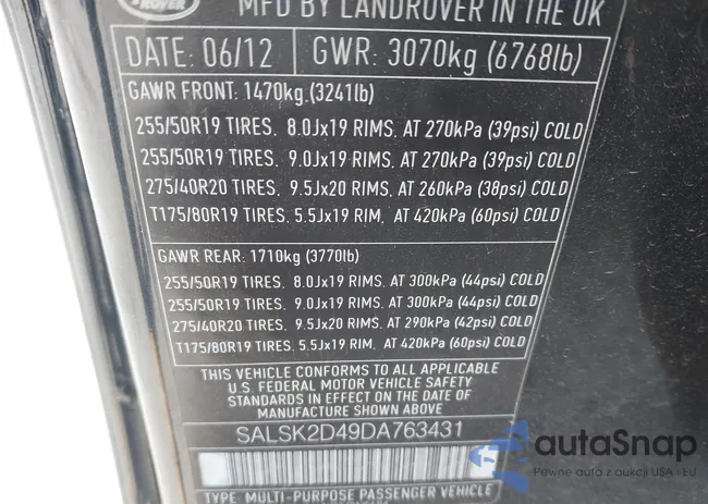 SALSK2D49DA763431: 41674851