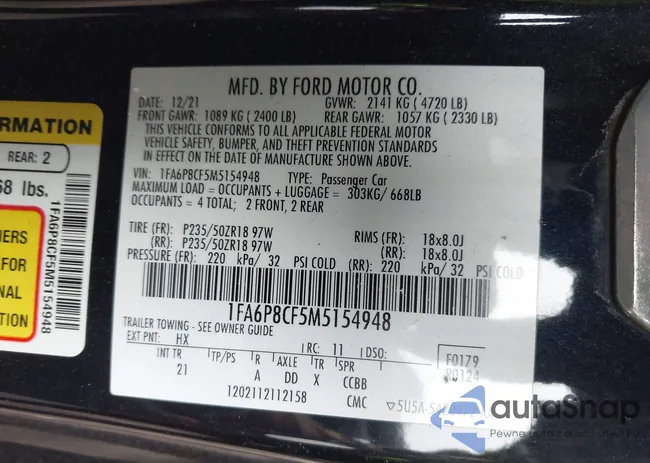 1FA6P8CF5M5154948: 41675061