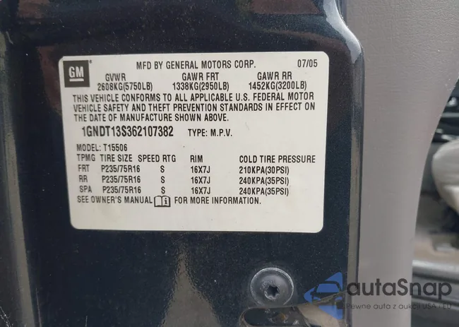 1GNDT13S362107382: 41676992