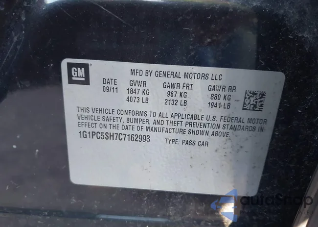 1G1PC5SH7C7162993: 41679613