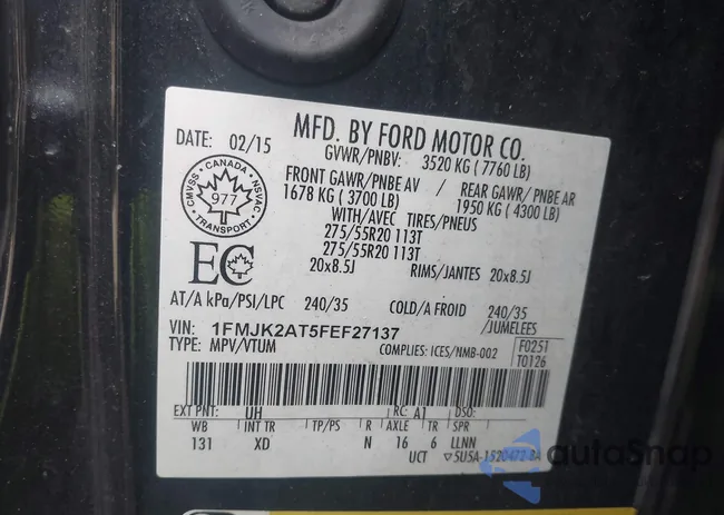 1FMJK2AT5FEF27137: 41680823