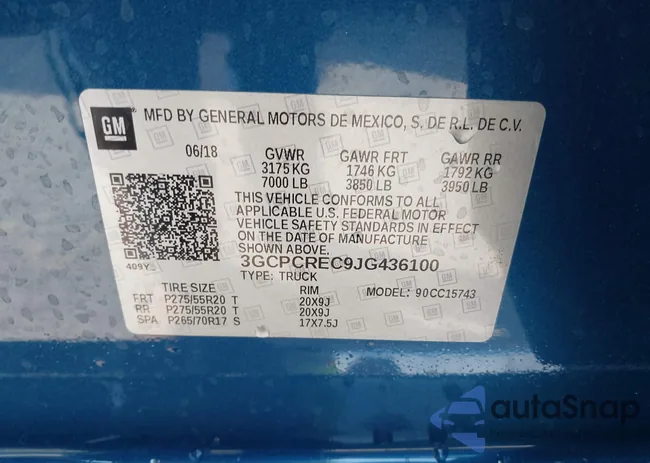 3GCPCREC9JG436100: 41681843