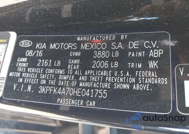 3KPFK4A70HE041755: 41681241