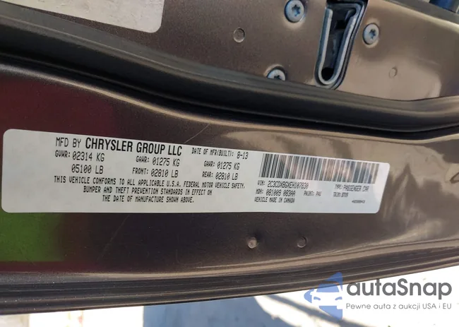 2C3CDXBGXEH107830: 41689268