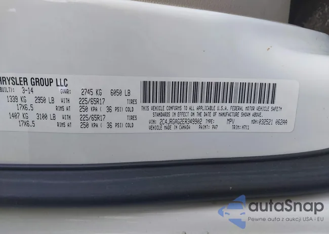 2C4JRGAG2ER349902: 41690923