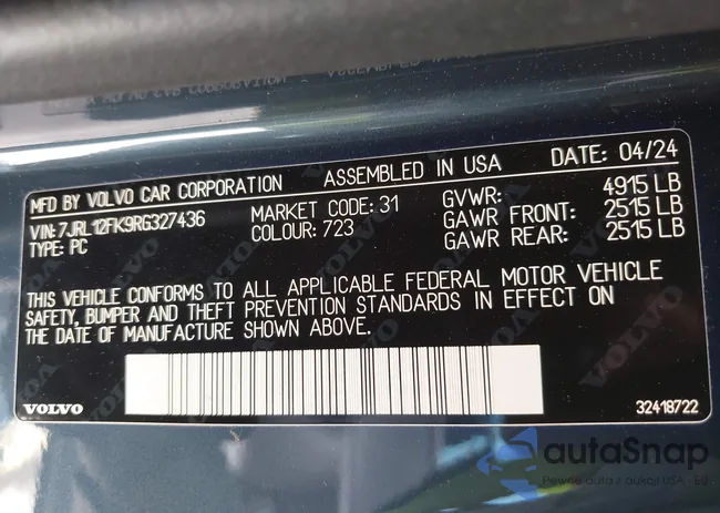 7JRL12FK9RG327436: 41691735