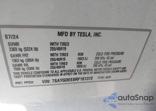 7SAYGDEE8RF161370: 41692706