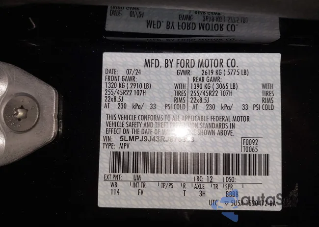 5LMPJ9J43RJ876353: 41694869