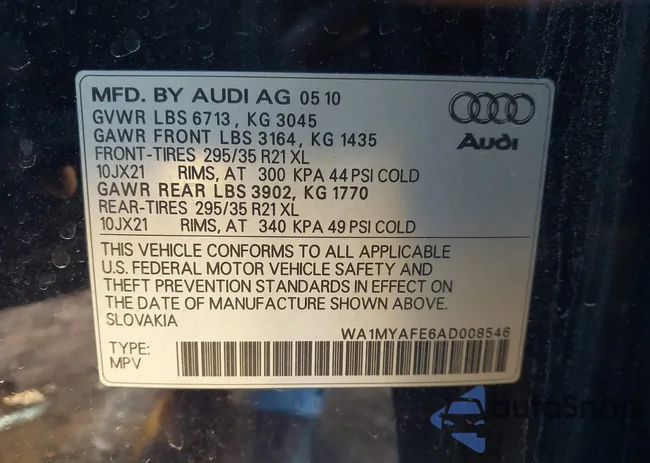 WA1MYAFE6AD008546: 41696016