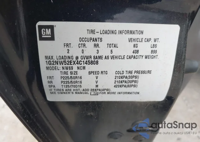 1G2NW52EX4C145808: 41695243