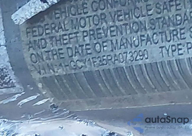 1HGCY1F35RA073290: 41697102