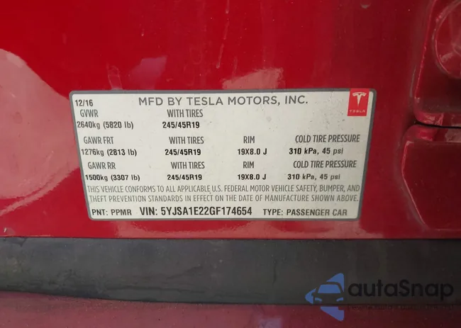 5YJSA1E22GF174654: 41700676