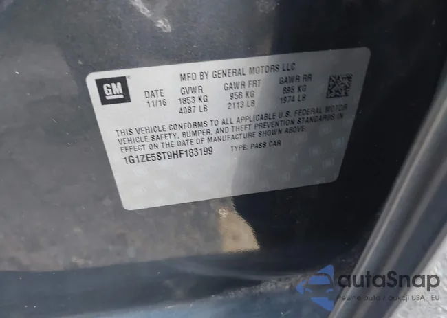 1G1ZE5ST9HF183199: 41700463