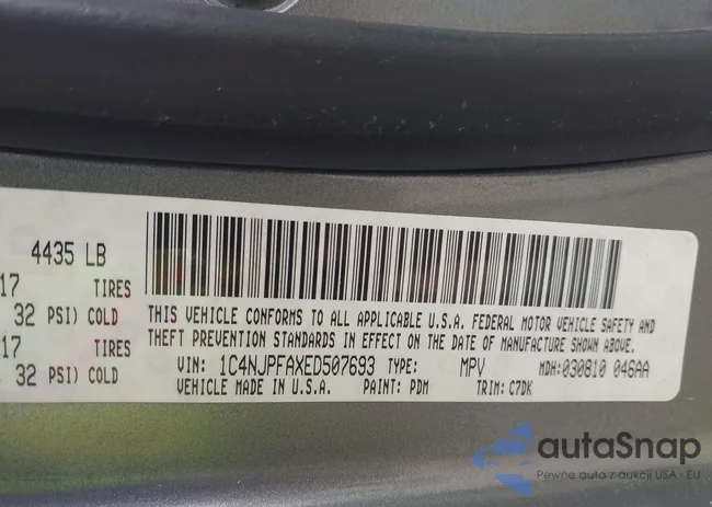 1C4NJPFAXED507693: 41701193