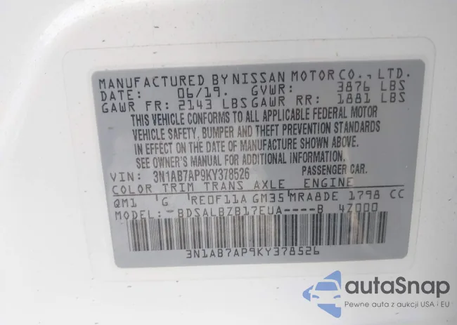 3N1AB7AP9KY378526: 41703353