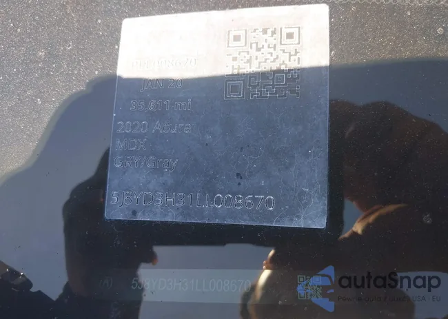 5J8YD3H31LL008670: 41705006