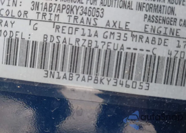 3N1AB7AP8KY346053: 41705681