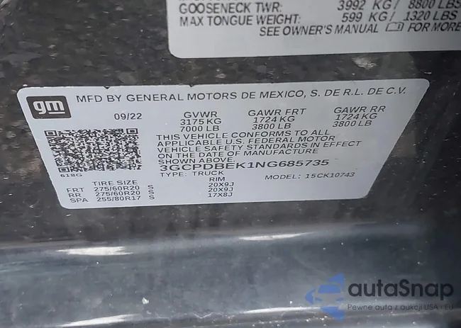 3GCPDBEK1NG685735: 41706878