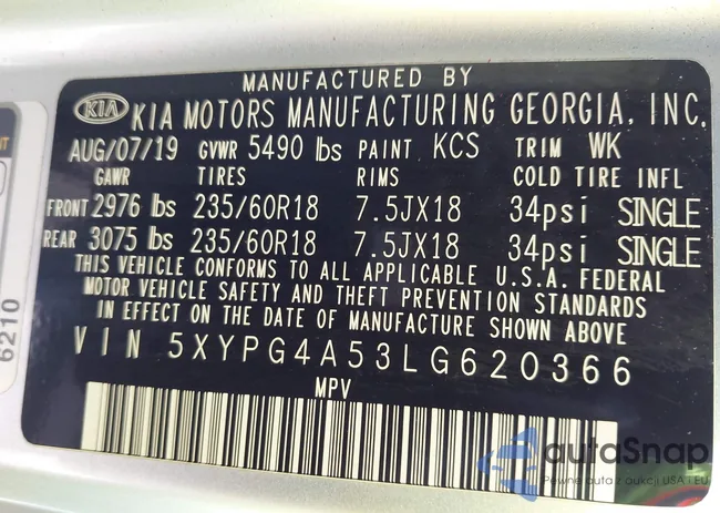 5XYPG4A53LG620366: 41708224