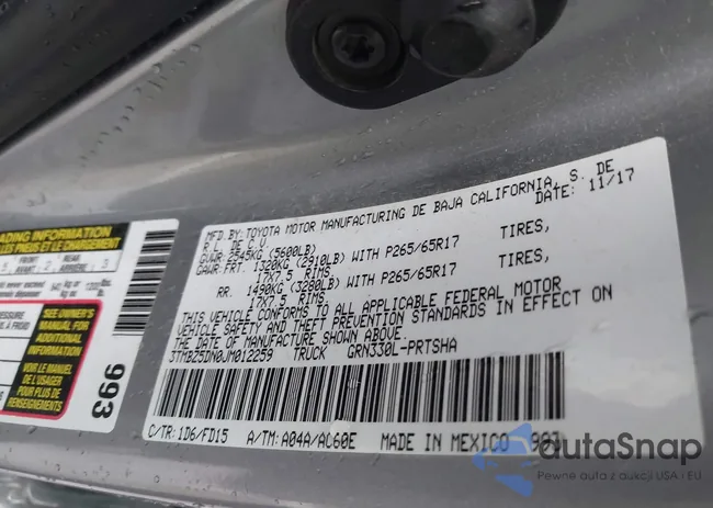 3TMBZ5DN0JM012259: 41709709