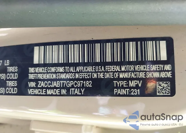 ZACCJABT7GPC97182: 41709147