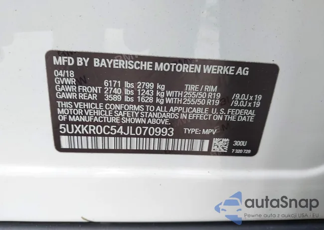 5UXKR0C54JL070993: 41709320