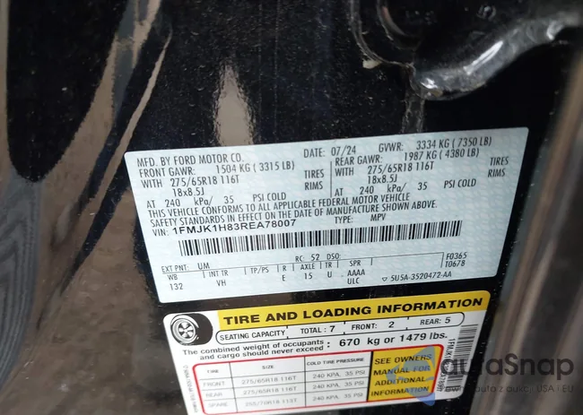 1FMJK1H83REA78007: 41710265