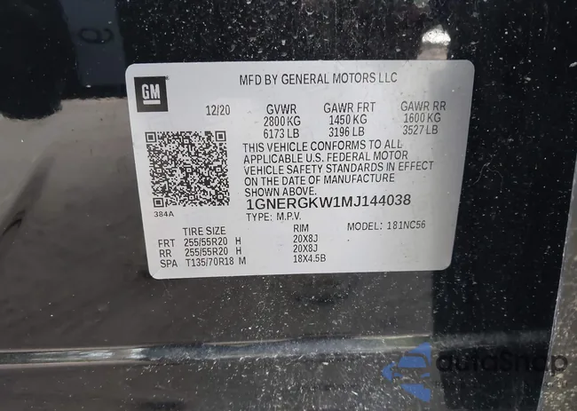 1GNERGKW1MJ144038: 41712206