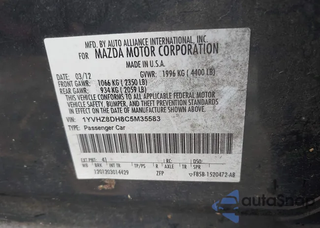 1YVHZ8DH8C5M35583: 41715480