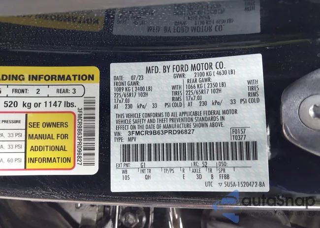 3FMCR9B63PRD96827: 41715083