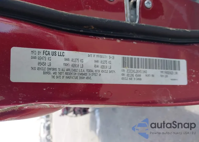 2C3CDXGJ2KH511043: 41717009