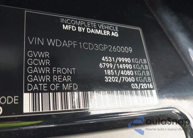 WDAPF1CD3GP260009: 41719616