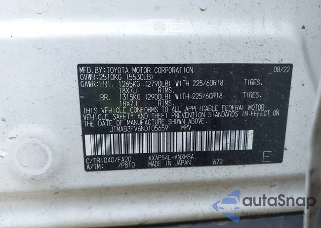 JTMAB3FV6ND105659: 41719736