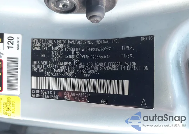 5TDYK3DC9GS758610: 41722763