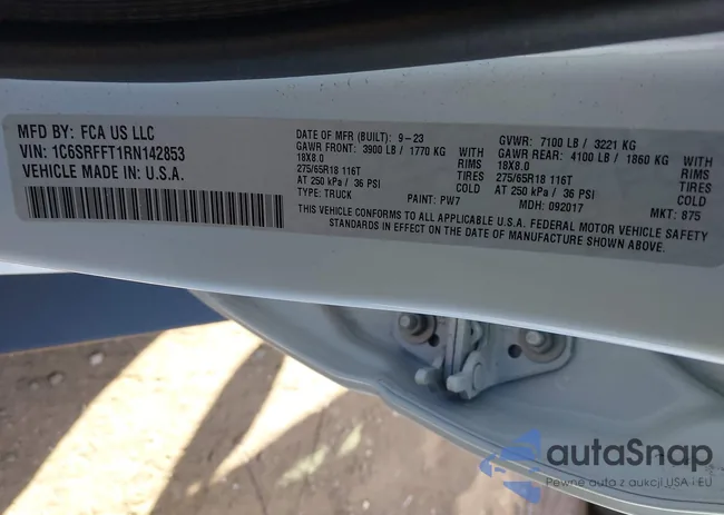 1C6SRFFT1RN142853: 41722121