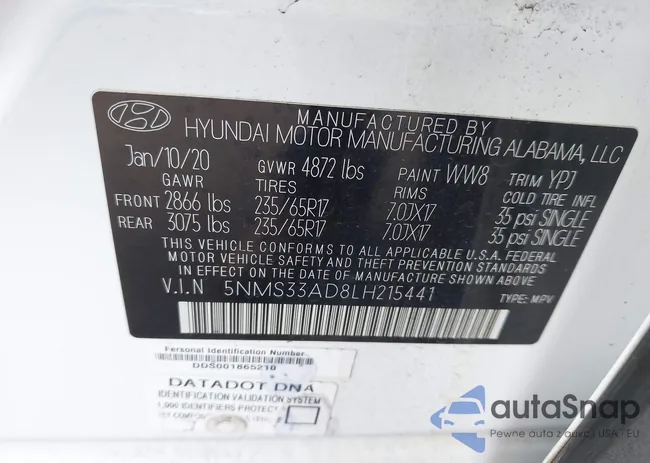 5NMS33AD8LH215441: 41722393