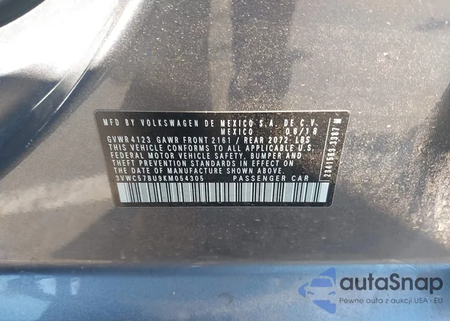 3VWC57BU9KM054305: 41723666