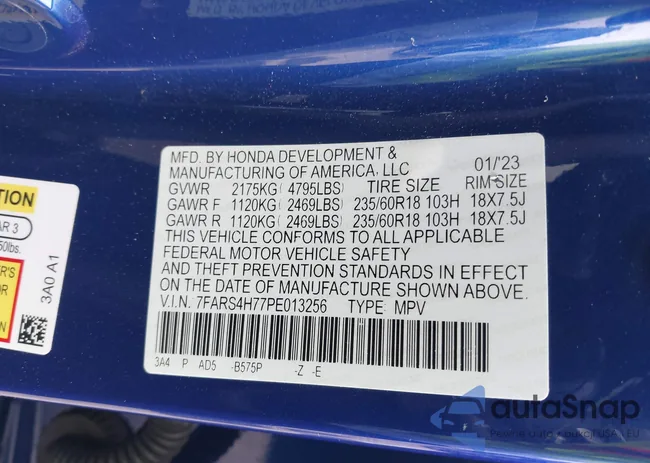 7FARS4H77PE013256: 41724366