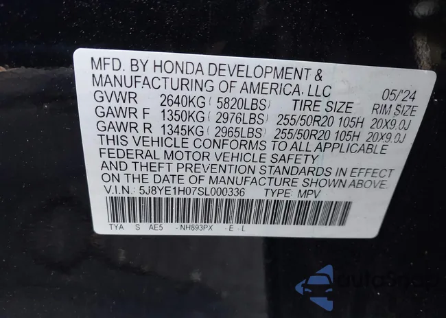 5J8YE1H07SL000336: 41725542