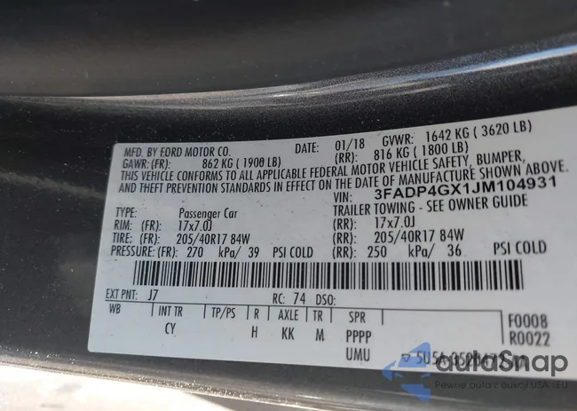 3FADP4GX1JM104931: 41725856