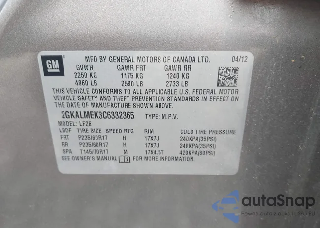 2GKALMEK3C6332365: 41726949