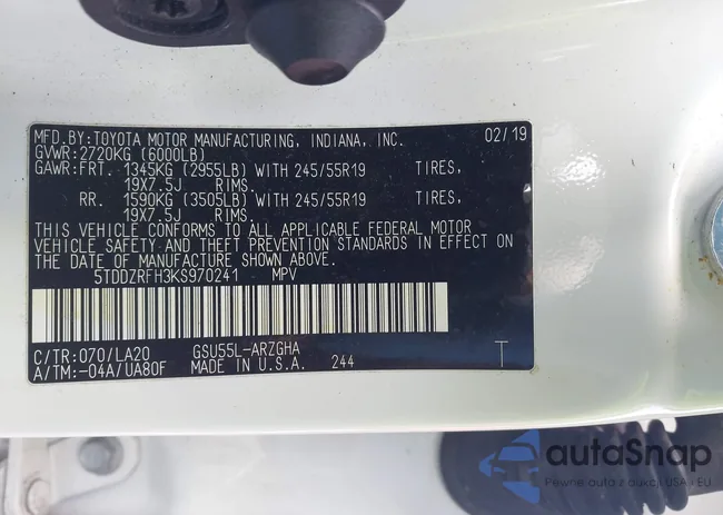 5TDDZRFH3KS970241: 41726089